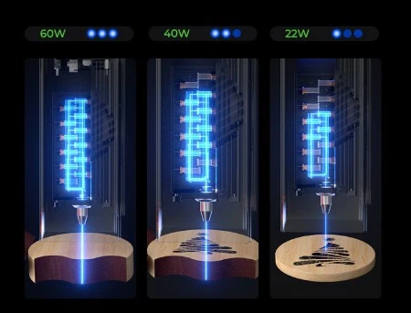 Creality lazerinis Falcon 2 Pro graviravimo staklės – 60W aprašymas - Prekės nuotrauka