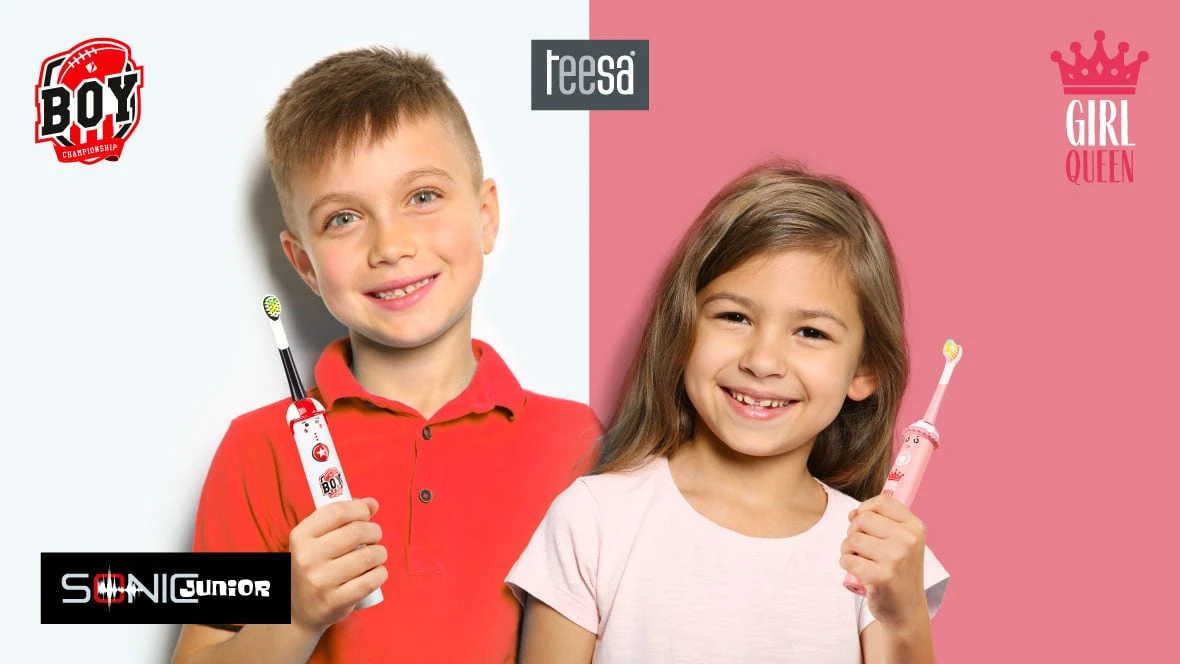 Dantų šepetėlis Teesa Sonic Junior Boy sonic aprašymas - Prekės nuotrauka