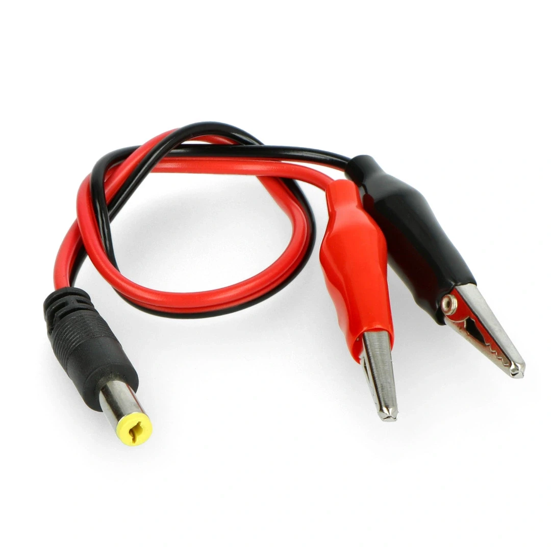 Oem DC kištukas 2.1x5.5mm su krokodilo gnybtais aprašymas - Prekės nuotrauka