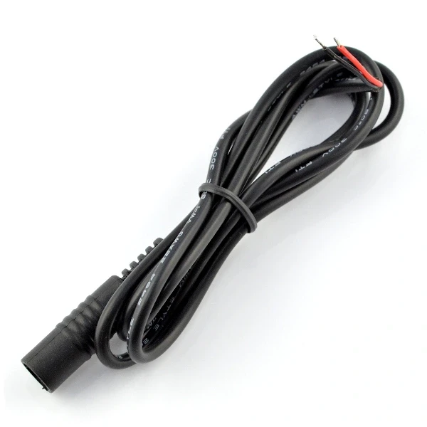 Oem DC lizdas 5.5x2.1mm su 1m kabeliu aprašymas - Prekės nuotrauka