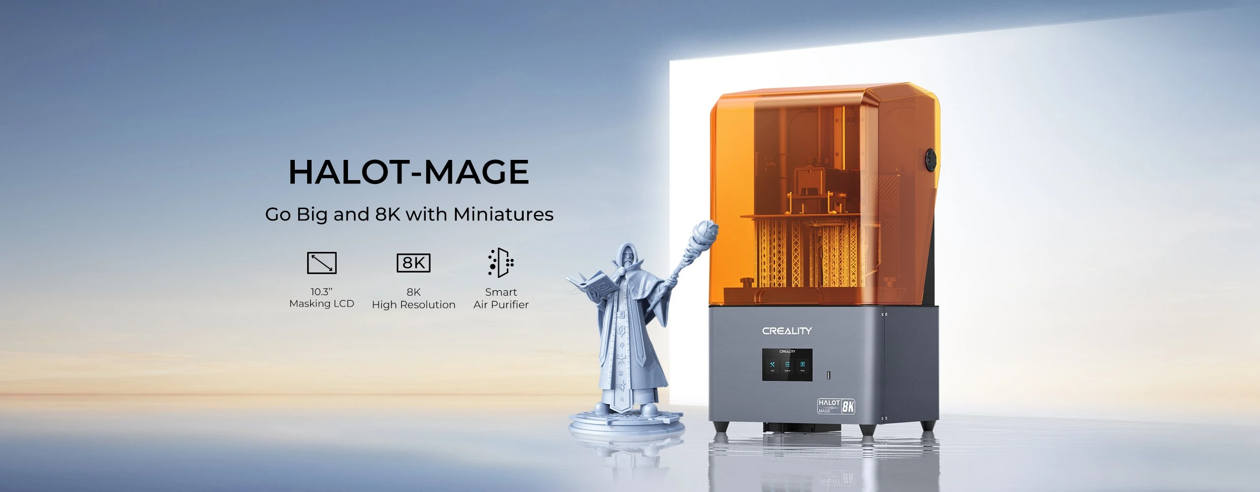 Dervinis 3D Spausdintuvas Creality Halo-Mage CL-103L aprašymas - Prekės nuotrauka