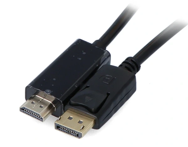 DisplayPort - HDMI Akyga kabelis 1.8m aprašymas - Prekės nuotrauka