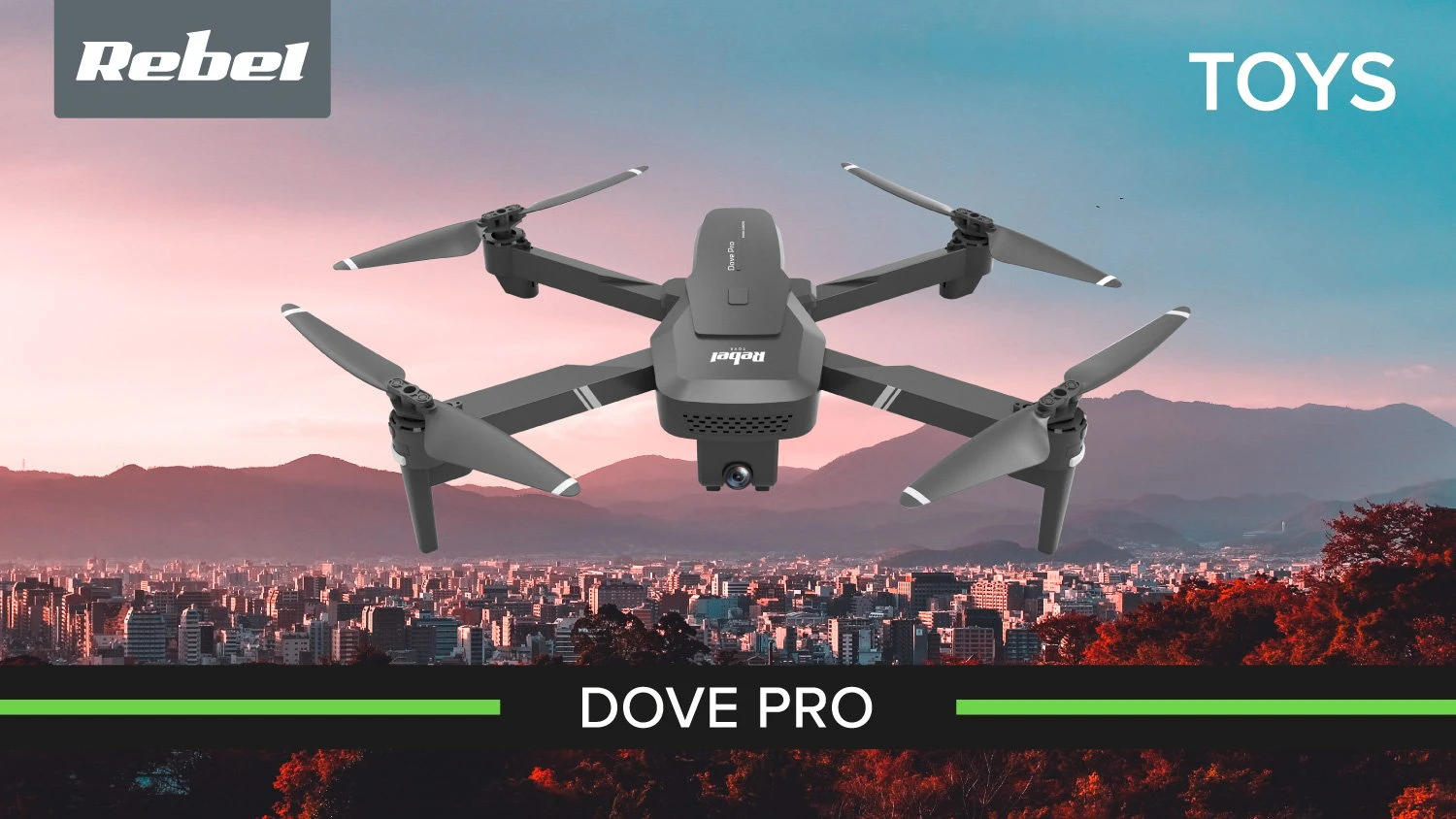 Dronas REBEL DOVE PRO aprašymas - Prekės nuotrauka