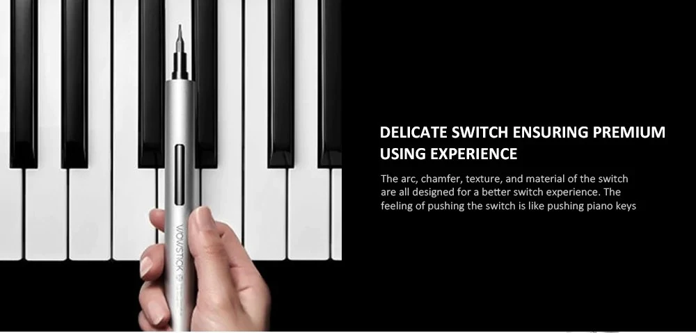 Oem Elektrinis atsuktuvas su keičiamais antgaliais (20vnt) XIAOMI WOWSTICK 1P+ aprašymas - Prekės nuotrauka