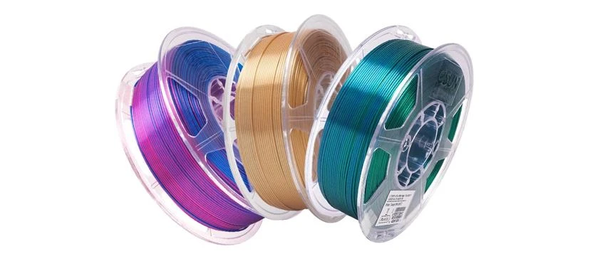 eSun ePLA-Silk Magic – dvigubos spalvos 1kg 1.75mm – žalia/mėlyna aprašymas - Prekės nuotrauka