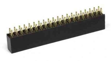 Oem Goldpin karpomų lizdų juosta 2x20 kaiščių 2.54mm - skirta Raspberry Pi aprašymas - Prekės nuotrauka