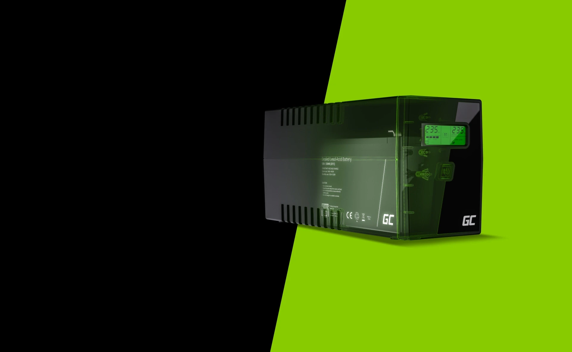 Green Cell Žalias Cell Žalias Cell akumuliatorius AGM 12V 15Ah aprašymas - Prekės nuotrauka