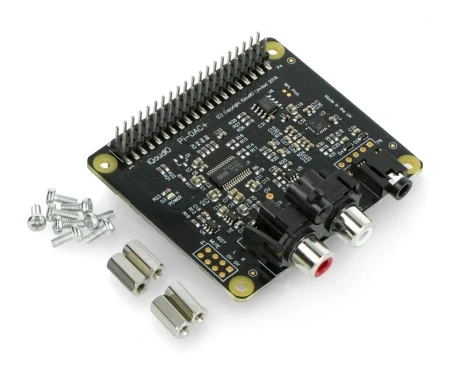 IQaudIO DAC+ - garso plokštė Raspberry Pi 4B/3B+/3B aprašymas - Prekės nuotrauka