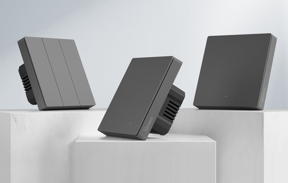 Išmanusis Wi-Fi jungiklis Sonoff M5-2C-86 aprašymas - Prekės nuotrauka