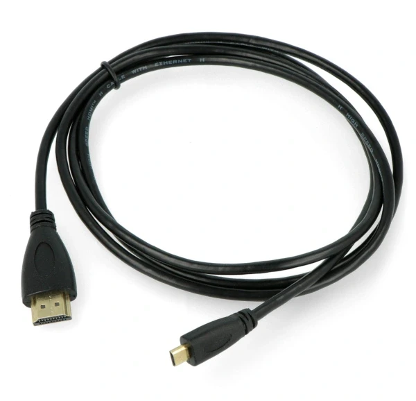 Kabelis MicroHDMI - HDMI Akyga AK-HD-15R 1.5m aprašymas - Prekės nuotrauka