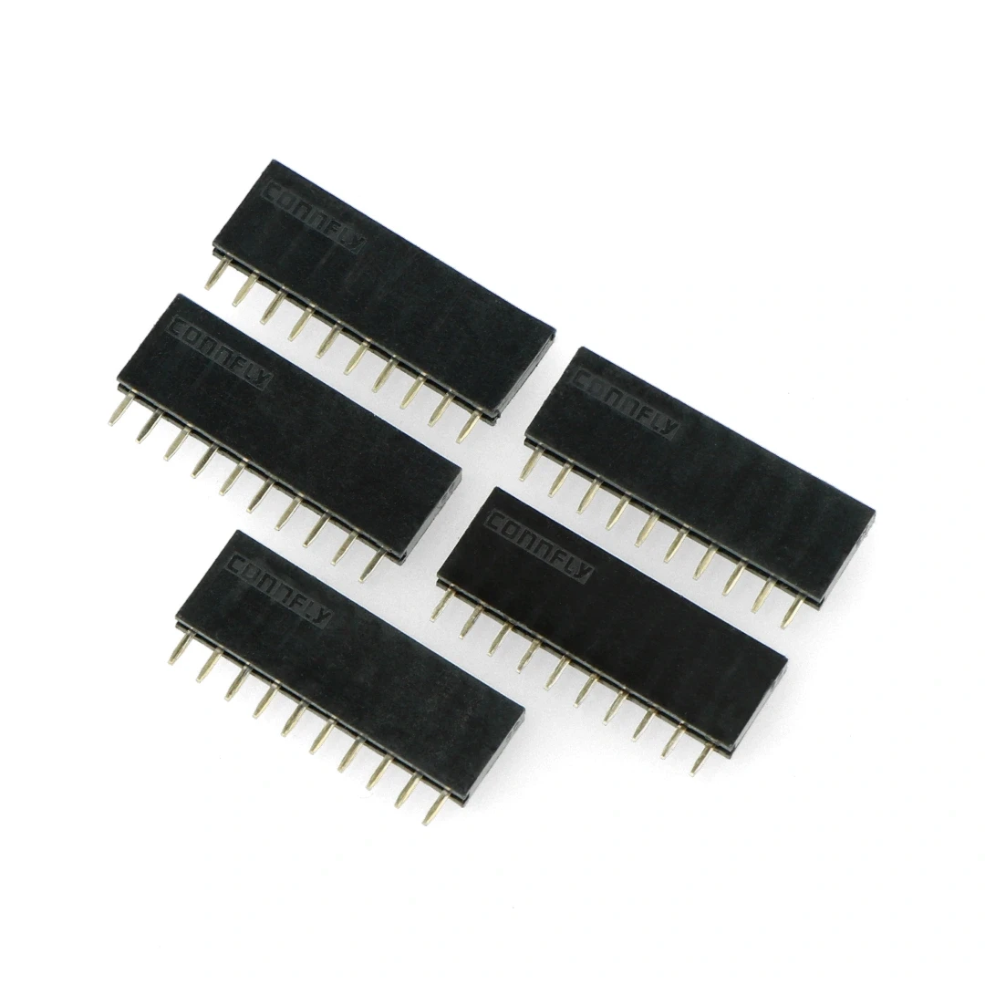 Oem Karpomas lizdas 1x10 kaiščių 2.54mm Arduino - 5vnt aprašymas - Prekės nuotrauka