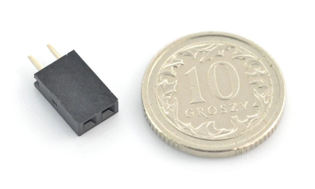 Oem Karpomas lizdas 1x2 kaiščių tiesus 2.54mm - vertikalus aprašymas - Prekės nuotrauka