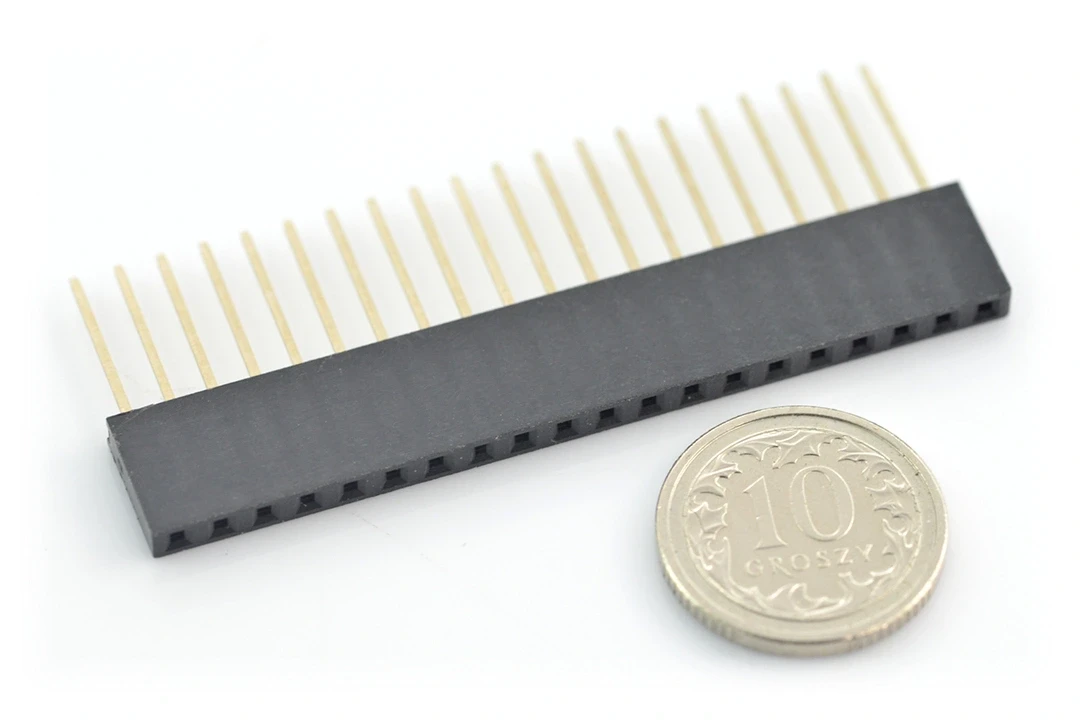 Oem Karpomas lizdas 1x20 kaiščių tiesus 2.54mm - vertikalus ilgas aprašymas - Prekės nuotrauka