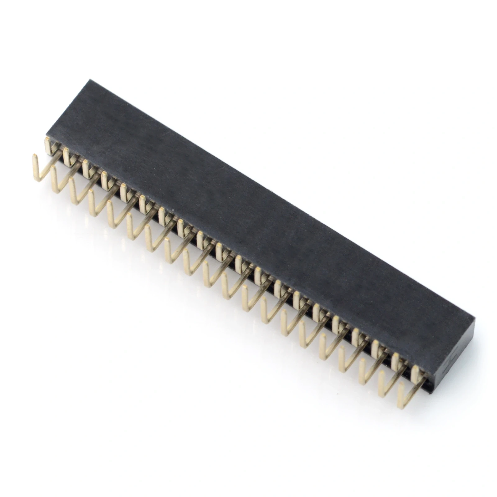 Oem Karpomas lizdas 2x20 kaiščių 2.54mm skirtas Raspberry Pi - kampinis aprašymas - Prekės nuotrauka