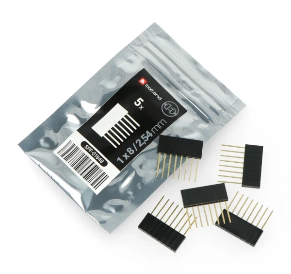 Oem Karpomas lizdas pailgintas 1x8 kaiščių 2.54mm skirtas Arduino aprašymas - Prekės nuotrauka