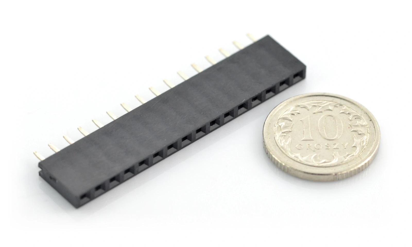 Oem Karpomas lizdas tiesus 1x16 kaiščių 2.54mm - vertikalus aprašymas - Prekės nuotrauka