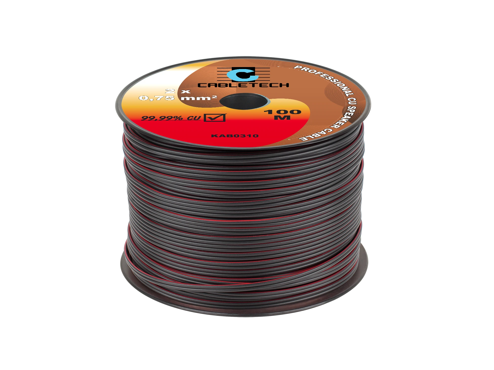 Cabletech Kolonėlių kabelis 2x0.75mm 1m aprašymas - Prekės nuotrauka