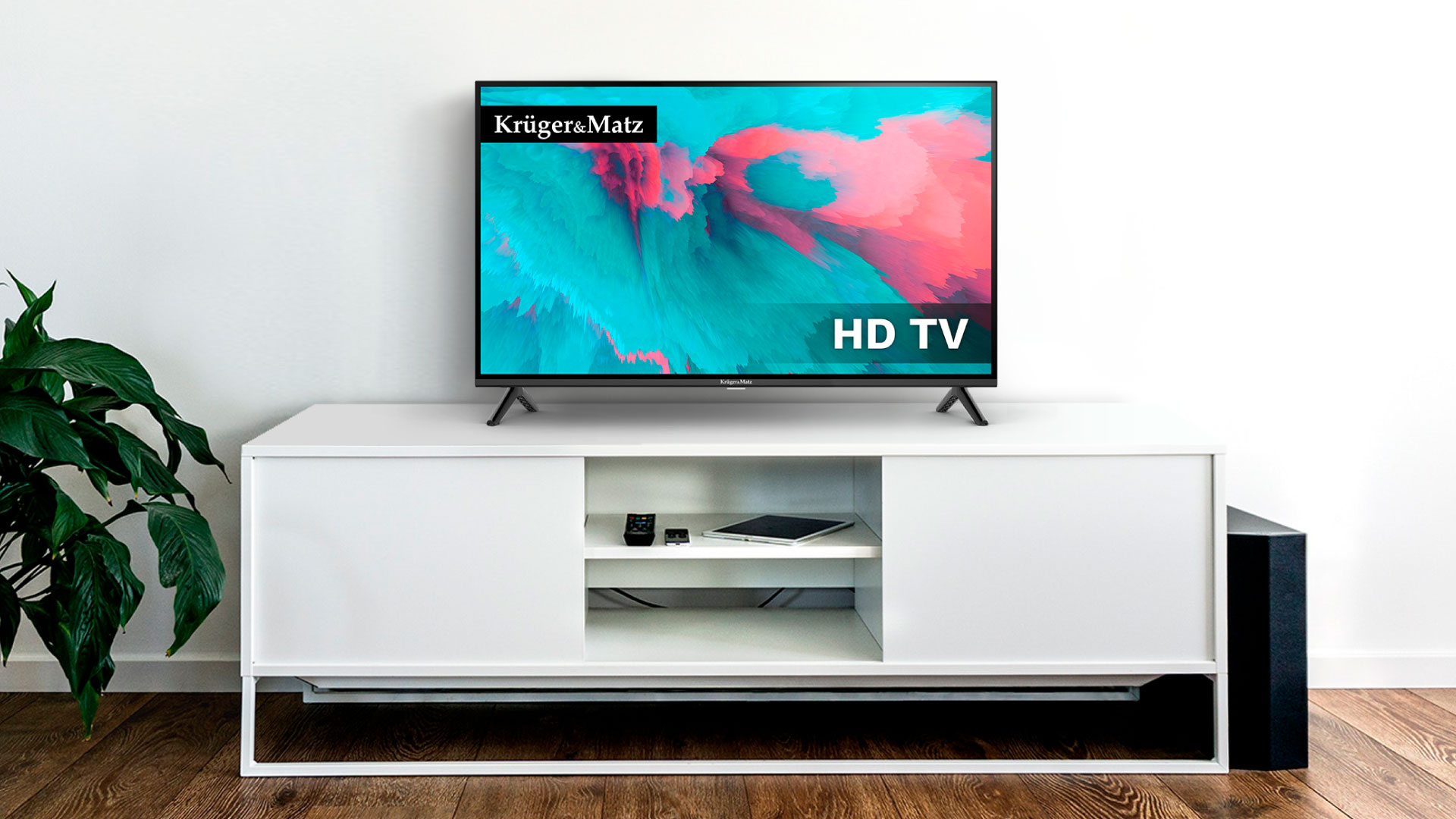 Kruger & Matz 32" HD DVB-T2 H.265 HEVC televizorius aprašymas - Prekės nuotrauka