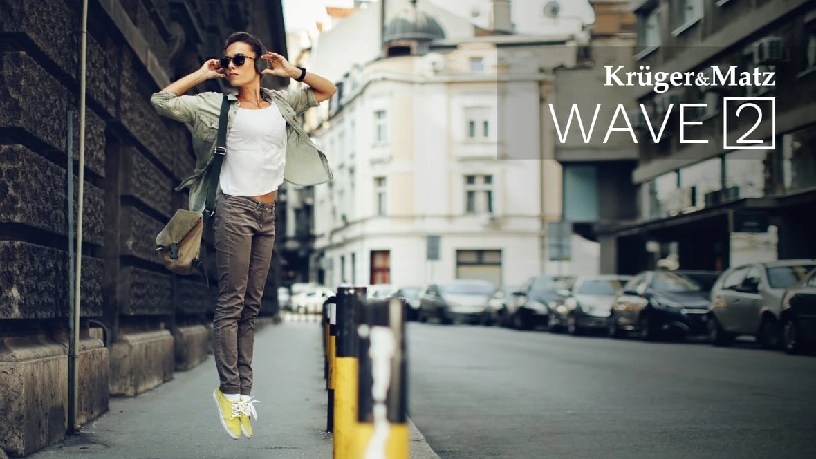 Kruger & Matz belaidės ausinės modelis Wave 2 aprašymas - Prekės nuotrauka