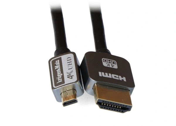 Kruger & Matz MicroHDMI - HDMI kabelis 3m aprašymas - Prekės nuotrauka