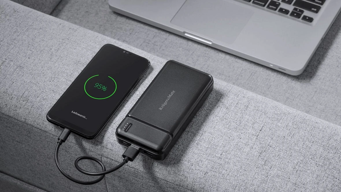 Kruger & Matz Power Bank 20000 mAh Li-pol aprašymas - Prekės nuotrauka
