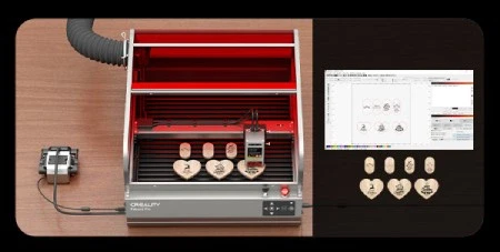 Creality Lazerinės graviravimo staklės Falcon 2 Pro Engraver - 40W aprašymas - Prekės nuotrauka