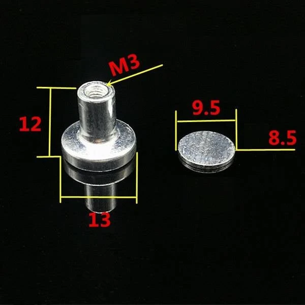 Oem Magnetinis laikiklis 13x12mm sriegis 3mm - magnetas aprašymas - Prekės nuotrauka