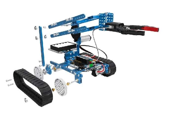 Robotas MakeBlock Ultimate 2.0, Bluetooth, mėlynas / 90040 aprašymas - Prekės nuotrauka