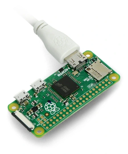 Raspberry MiniHDMI - HDMI 1m Baltas aprašymas - Prekės nuotrauka
