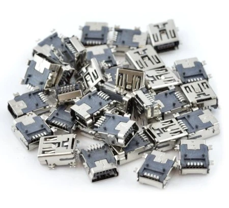 Oem MiniUSB B lizdas - SMD aprašymas - Prekės nuotrauka