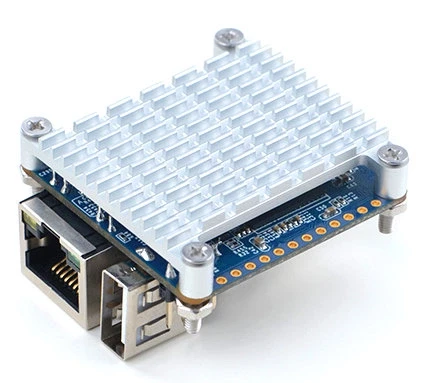 Friendlyarm NanoPi NEO v1.4 - Allwinner H3 keturių branduolių 1.2GHz + 512MB RAM - su jungtimis aprašymas - Prekės nuotrauka