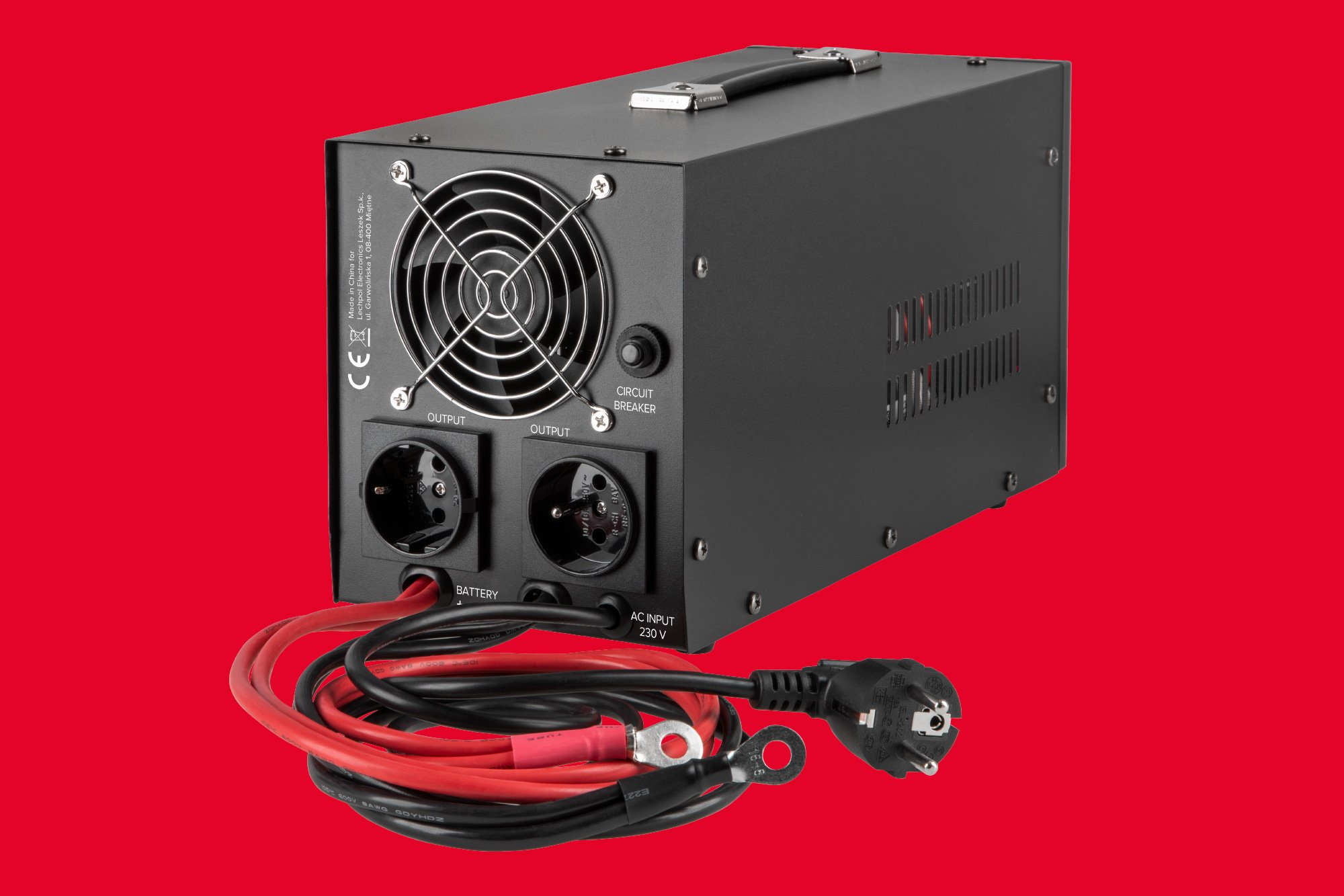 Nepertraukiamo maitinimo šaltinis Rebel POWER-1000 - inverteris su gryna sinusine banga ir įkrovimo funkcija 12V 230V 1000VA 700W aprašymas - Prekės nuotrauka