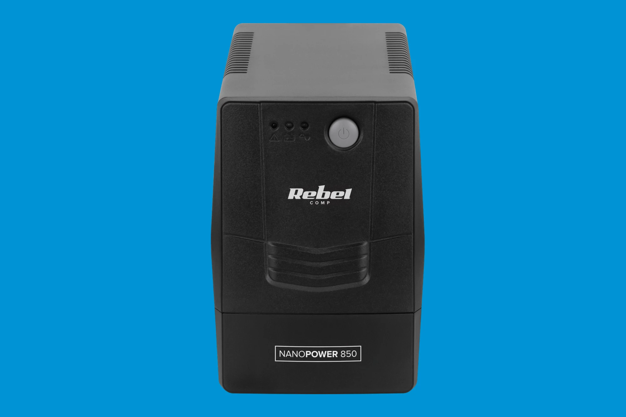 Nepertraukiamo maitinimo šaltinis UPS REBEL modelis Nanopower 850 atsijungus 850VA 480W 230V 50Hz aprašymas - Prekės nuotrauka