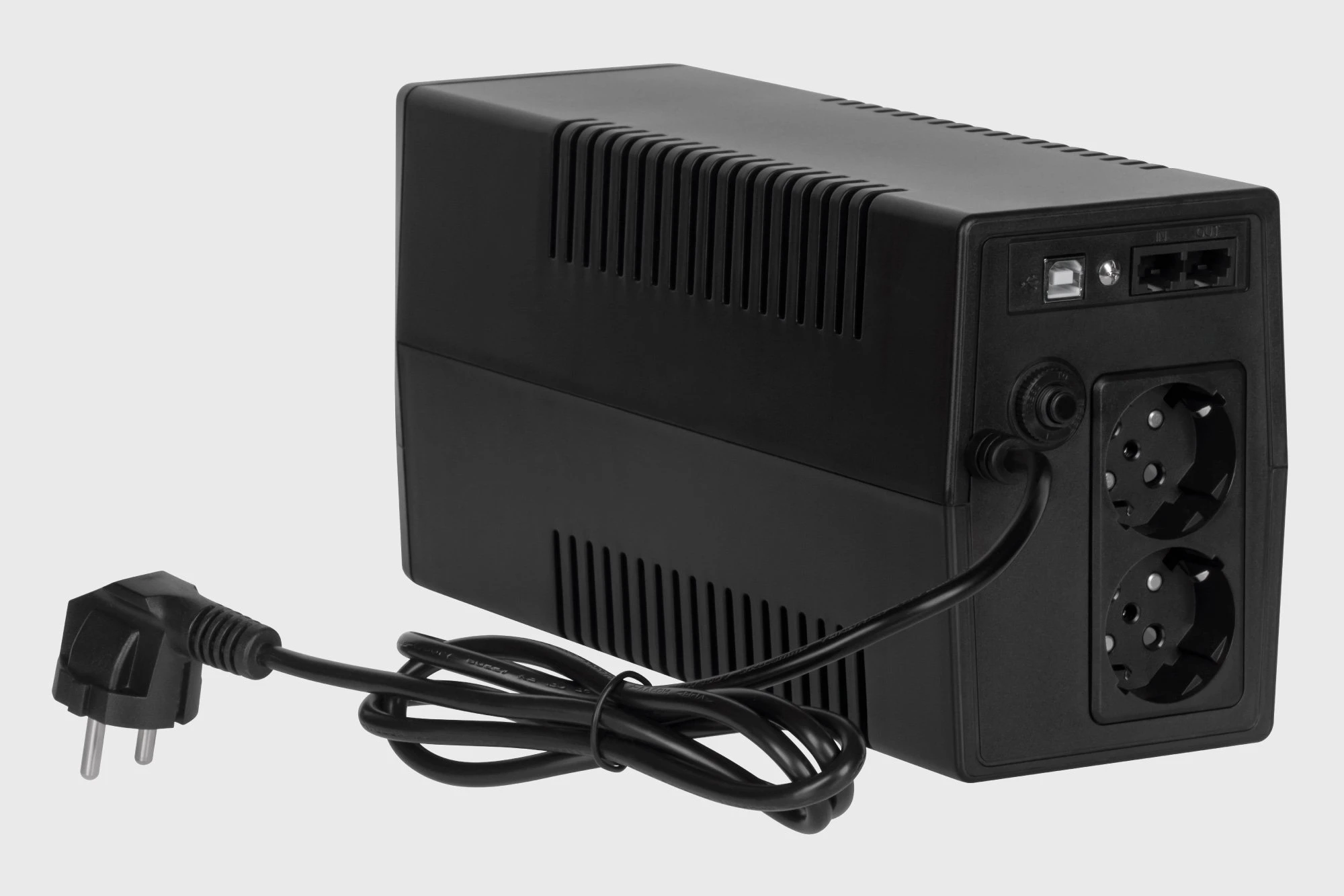 Nepertraukiamo maitinimo šaltinis UPS REBEL modelis Nanopower Plus 850 neprisijungus 850VA 480W 230V 50Hz LCD USB RJ45 aprašymas - Prekės nuotrauka