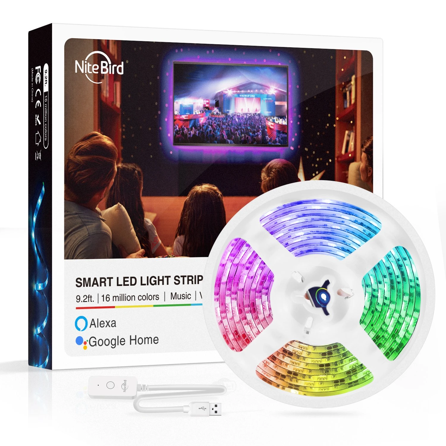 Oem RGB LED WiFi juosta Gosund SL1 2.8m 5V aprašymas - Prekės nuotrauka