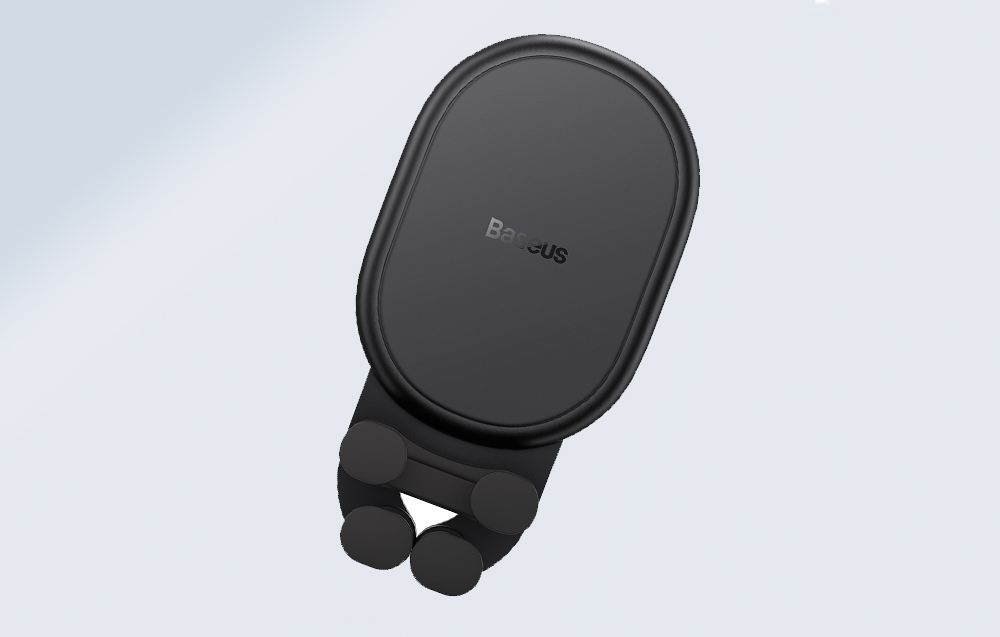 Stabilus gravitacinis belaidžio įkrovimo automobilinis laikiklis Baseus Pro 15W - juodas aprašymas - Prekės nuotrauka