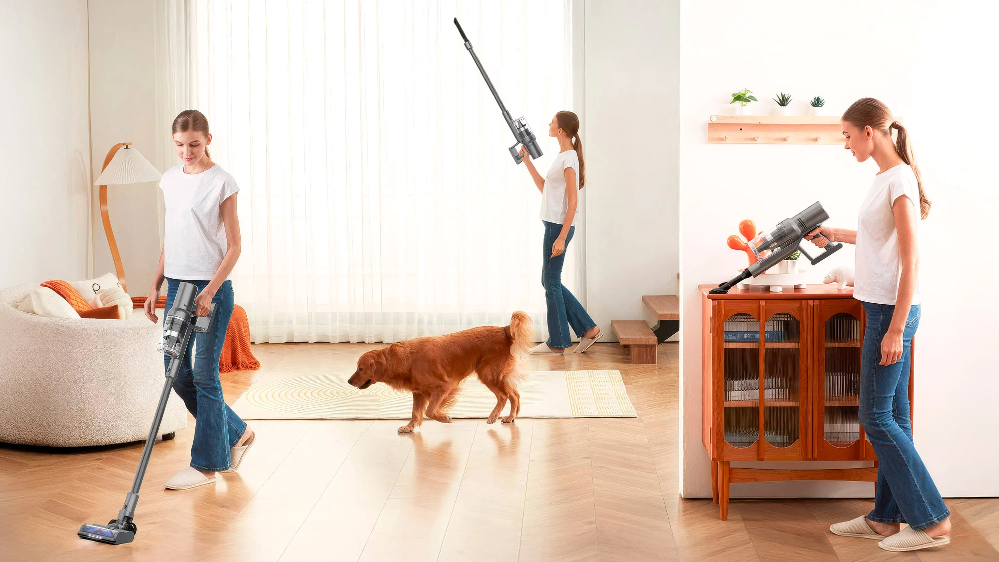 TEESA SWEEPER 9000 2in1 belaidis dulkių siurblys aprašymas - Prekės nuotrauka