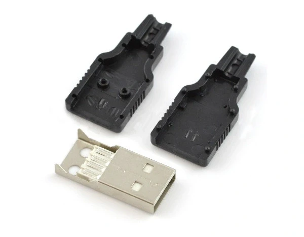 Oem USB A tipo kištukas - plastikiniam kabeliui aprašymas - Prekės nuotrauka