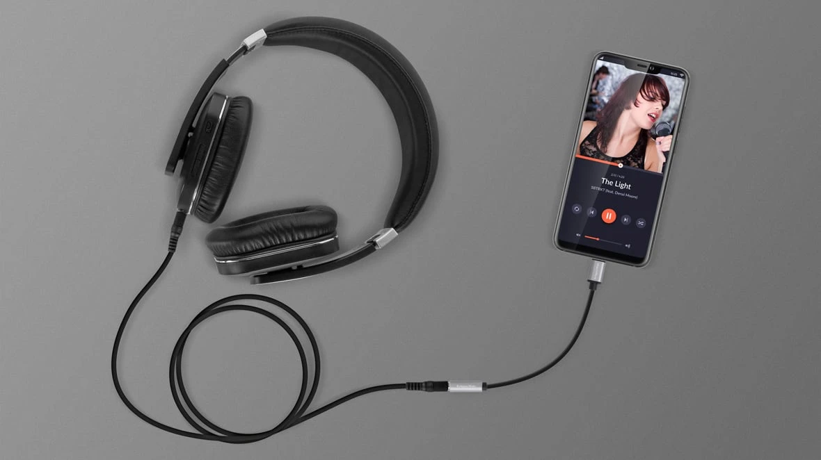 Kruger & Matz USB C adapteris - 3.5mm stereo mini AUX Basic aprašymas - Prekės nuotrauka