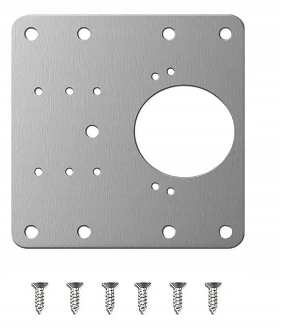 Oem Vyrių remonto plokštė - 90x90mm 0.7mm plokštė - baldų vyrių remontas aprašymas - Prekės nuotrauka