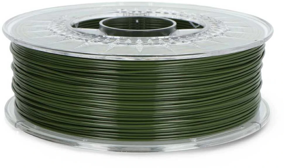 Alyvuogių žalia PETG gija 1.75 mm ant ritės
