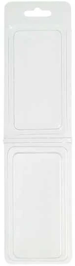 Dėžė su rankena 18.5x13x9.7 cm - skaidri - plastikinė - organizatorius