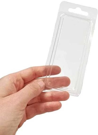 Oem Dėžutė su rankena 18.5x13x9.7 cm - permatoma - plastikinė - organizatorius