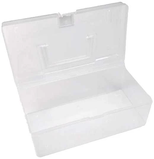 Oem Dėžutė su rankena 20x15x10.5cm - skaidri - plastikinė - organizatorius