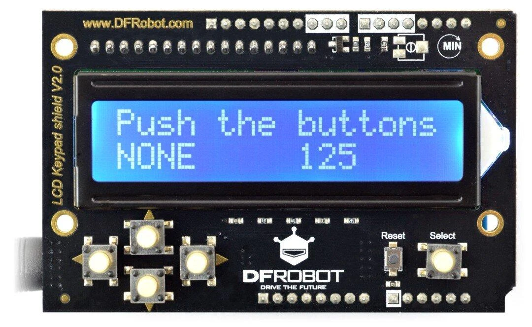 DFRobot LCD priedėlis su aktyvuotu ekranu