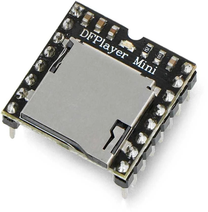 DFPlayer Mini modulis su SD kortelės lizdu