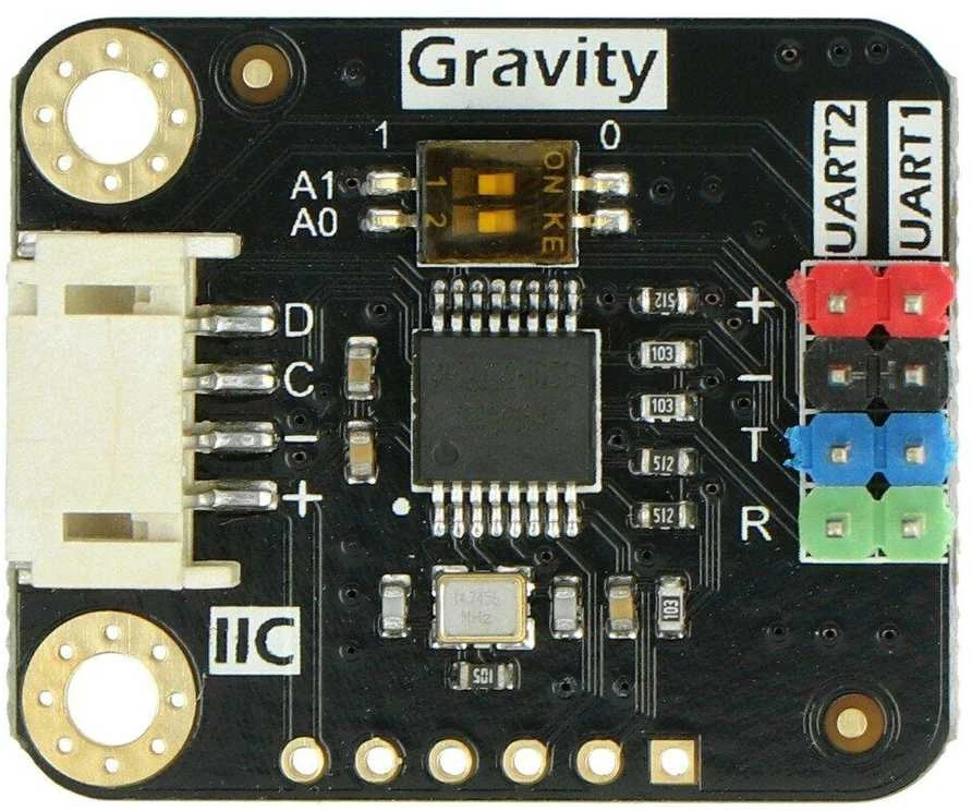 DFRobot Gravity plokštė su I2C ir dviguba UART jungtimi