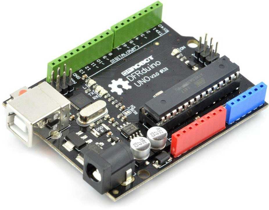 Dfrobot DFRduino Uno v3 - suderinamas su Arduino, modelis - AN-02683 ...