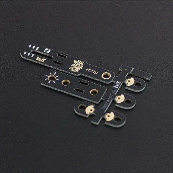 DFrobot eClip PCB modulio detalės