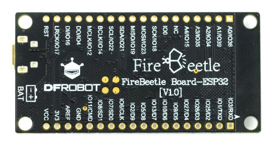 DFRobot FireBeetle plokštė su GPIO jungtimis